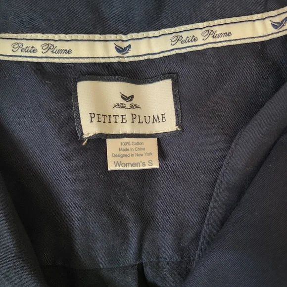 Petite Plume Pajama Button-up Top - Picture 2 of 4